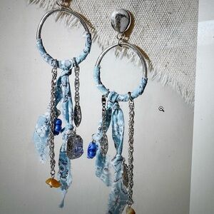 Free People Juniper Hoop  Earrings NWT  sold out on website